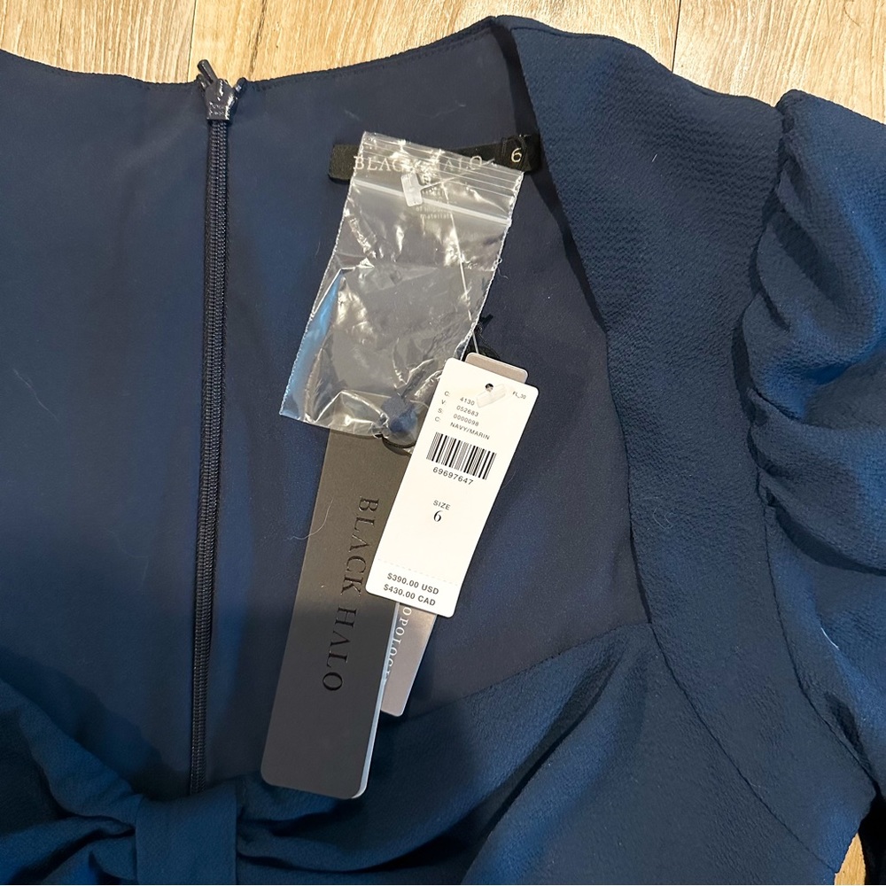 Anthropologie navy blue dress - Picture 3 of 4